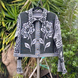 Cropped Style - Woven Jacket (B&W)