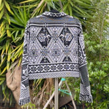 Cropped Style - Woven Jacket (B&W)